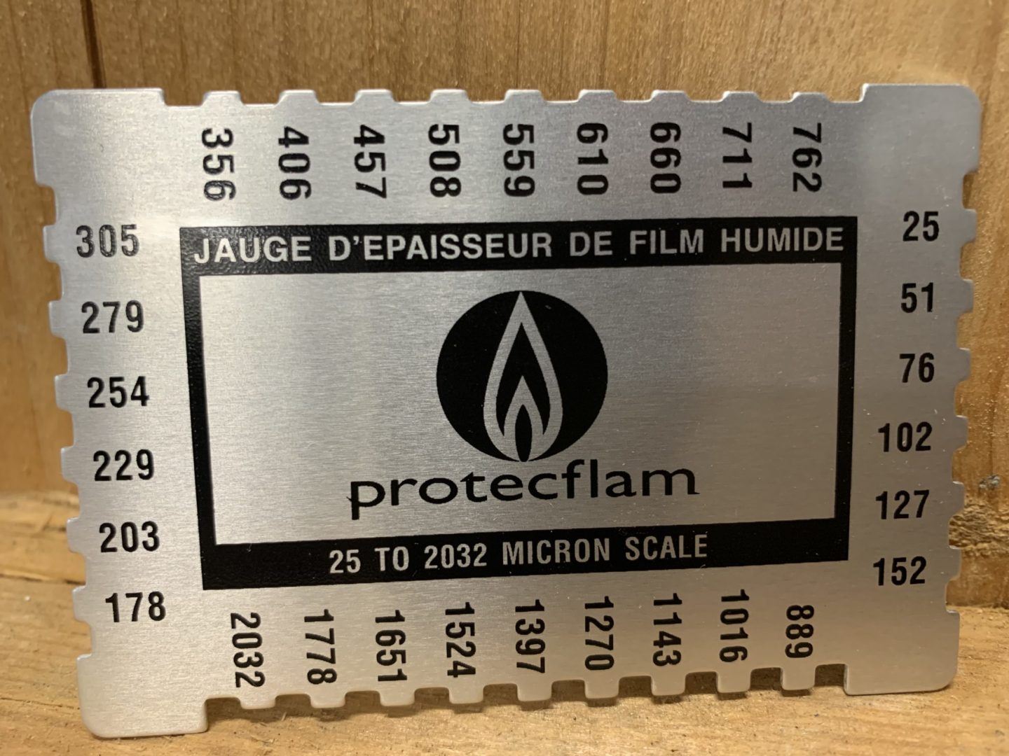 Jauge de vérification d&rsquo;épaisseur pour solutions intumescentes Verniflam®