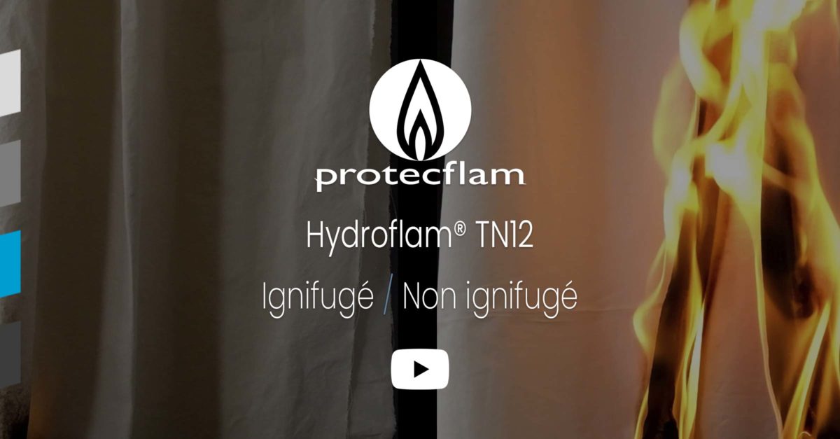 Mignature Article Ignifuger du Tissu Naturel Produit Hydroflam TN12