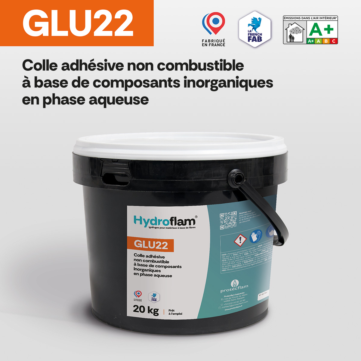 Colles et mastics ignifugés
