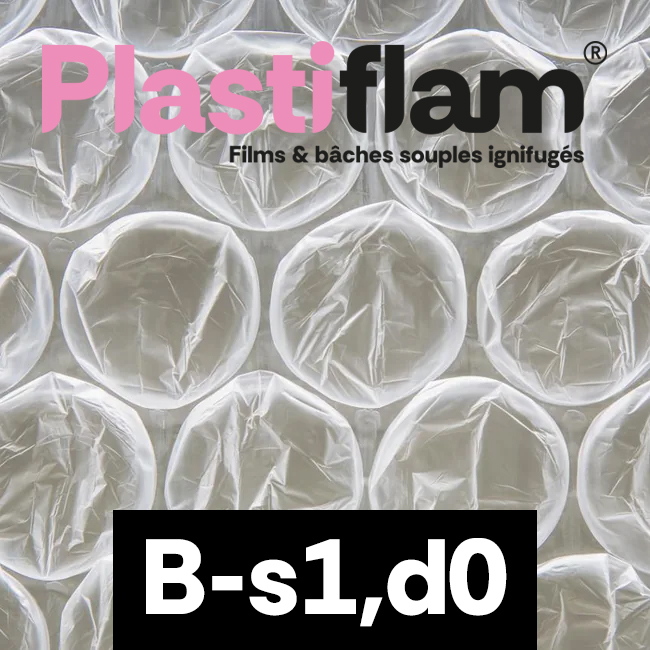 Plastiflam® AIR : un film bulles ignifugé classé B-s1,d0